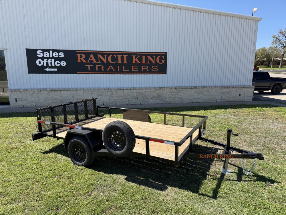 6'x10' Ranch King Single Axle Utility Trailer