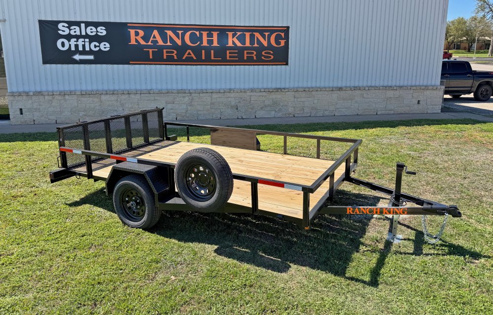 6'x12' Ranch King Single Axle Utility Trailer
