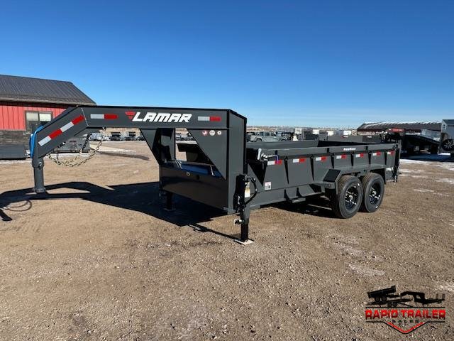 2025 LAMAR 83X14 14K GOOSENECK TELESCOPIC DUMP TRAILER
