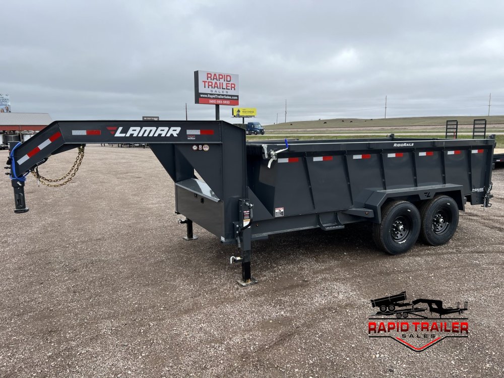 2027 LAMAR 83X14 14K GOOSENECK TELESCOPIC DUMP TRAILER