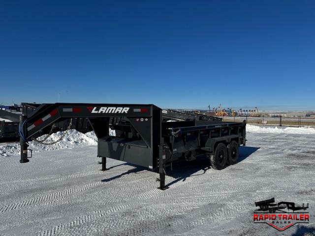 2025 LAMAR 83X14 14K GOOSENECK TELESCOPIC DUMP TRAILER