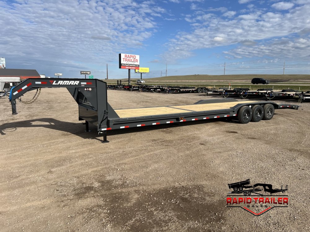2027 LAMAR 102X36 21K GOOSENECK EQUIPMENT TRAILER