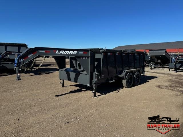 2025 LAMAR 83X14 14K GOOSENECK TELESCOPIC DUMP TRAILER