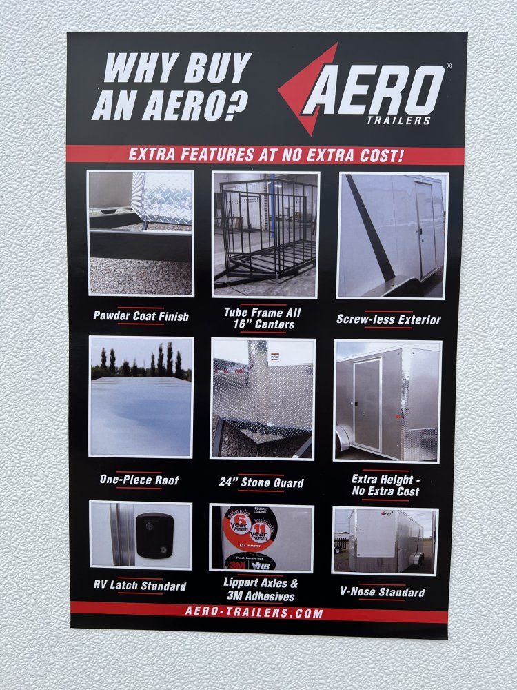 2027 AERO 8.5X20 14K CARGO / ENCLOSED TRAILER
