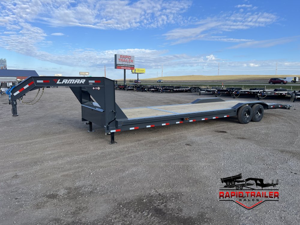 2027 LAMAR 102X32 14K GOOSENECK EQUIPMENT TRAILER