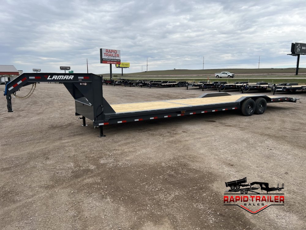 2027 LAMAR 102X36 14K GOOSENECK EQUIPMENT TRAILER