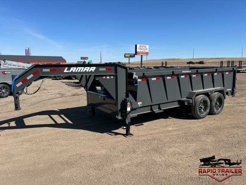 2025 LAMAR 83X16 14K GOOSENECK DUMP TRAILER