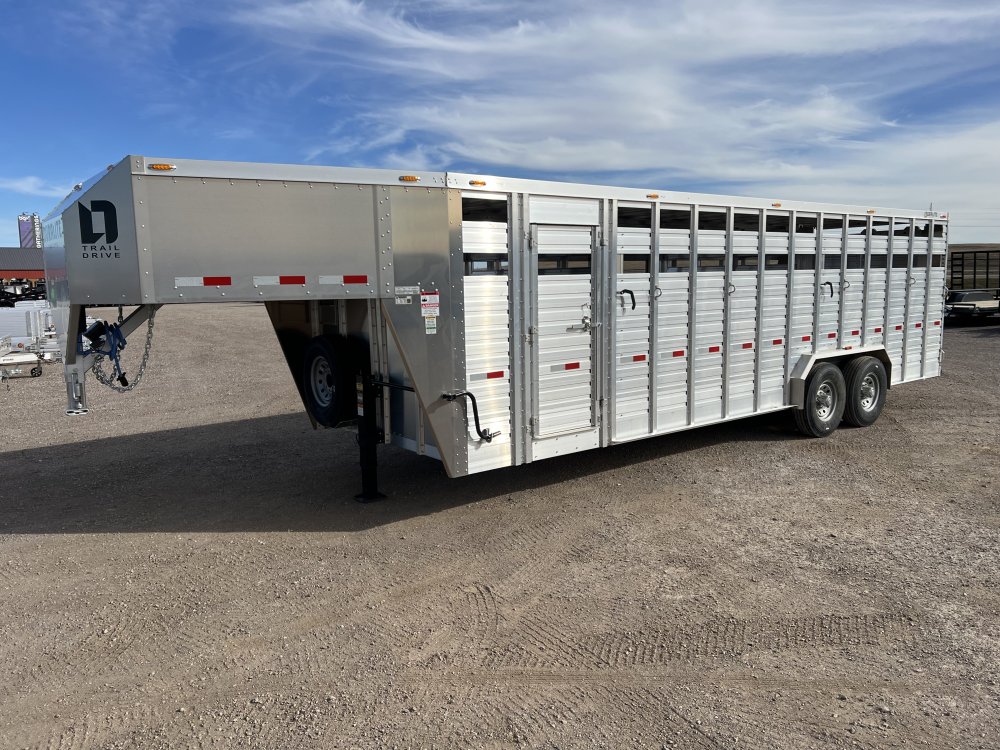 2026 DURALITE 90X25 GOOSENECK LIVESTOCK TRAILER