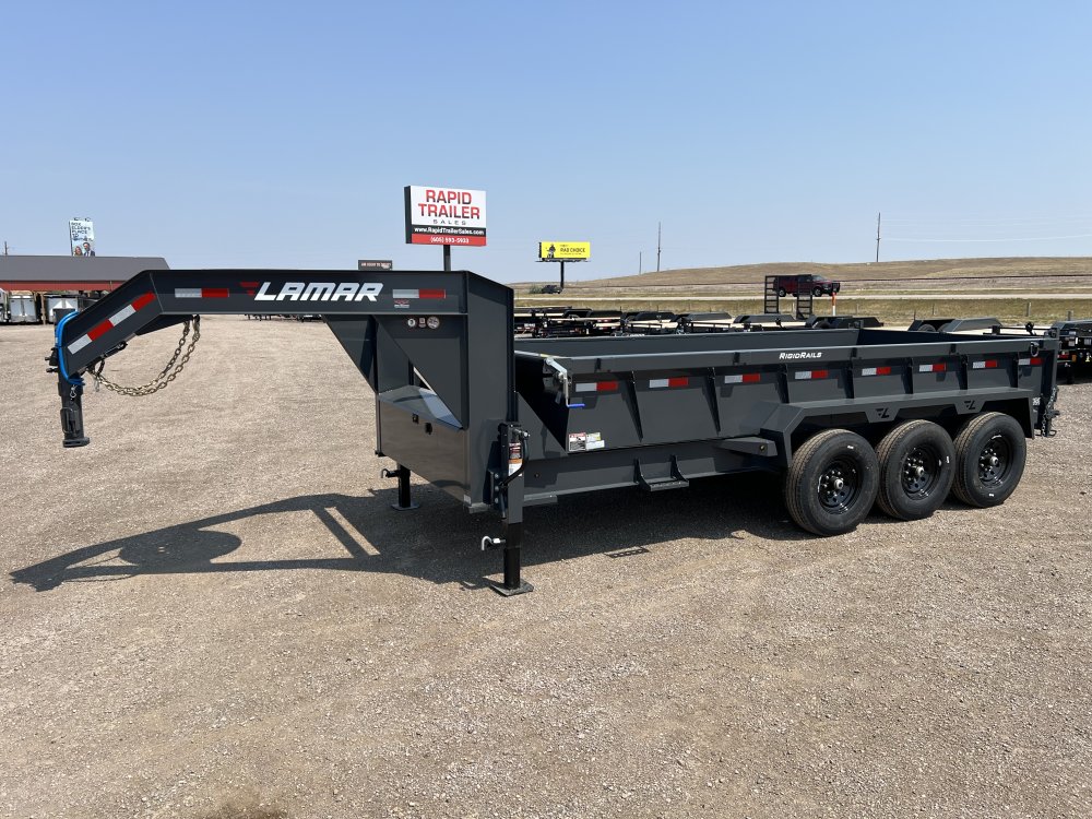 2027 LAMAR 83X16 21K GOOSENECK TELESCOPIC DUMP TRAILER