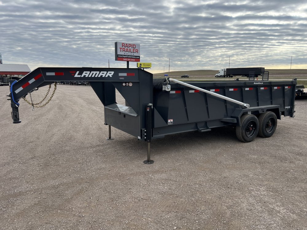 2027 LAMAR 83X16 16K GOOSENECK TELESCOPIC DUMP TRAILER
