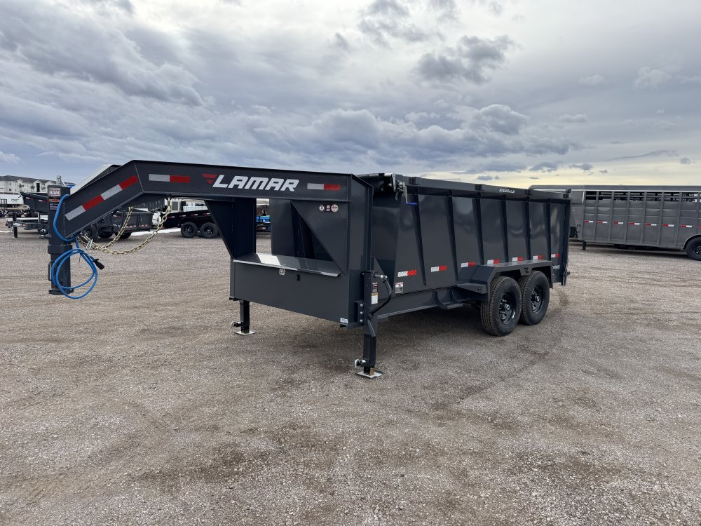 2026 LAMAR 83X14 14K GOOSENECK TELESCOPIC DUMP TRAILER