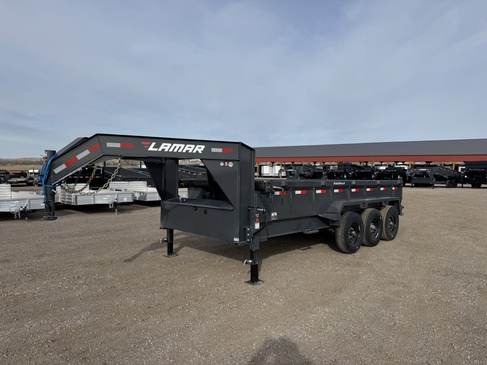 2026 LAMAR 83X16 21K GOOSENECK TELESCOPIC DUMP TRAILER