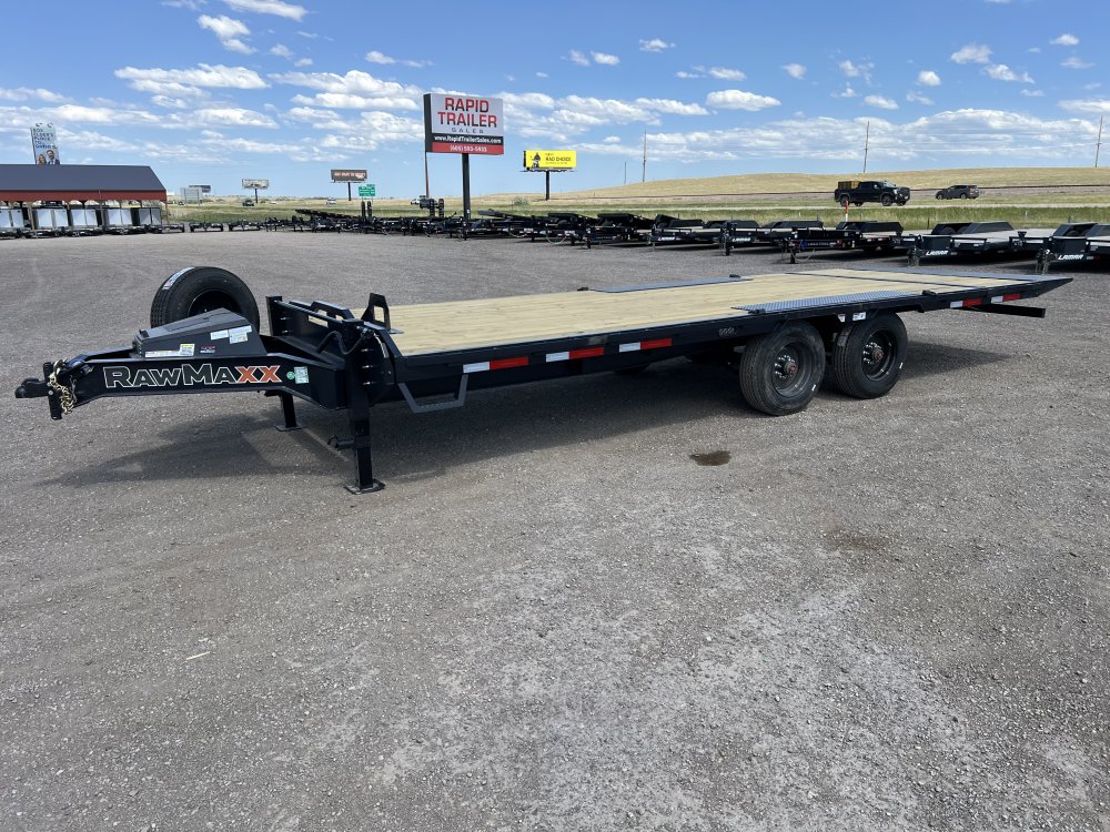 2027 RAWMAXX 102X24 20K DECKOVER TILT EQUIPMENT TRAILER