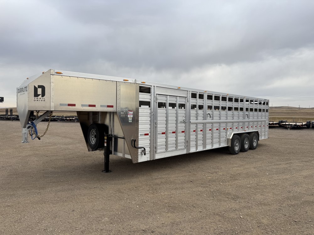 2026 DURALITE 90X30 GOOSENECK LIVESTOCK TRAILER