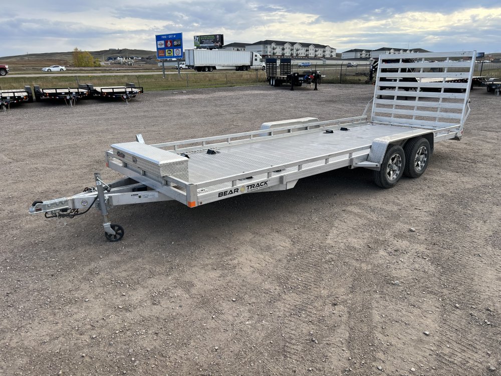2021 BEAR TRACK 81X20 7K ALUMINUM UTILITY TRAILER