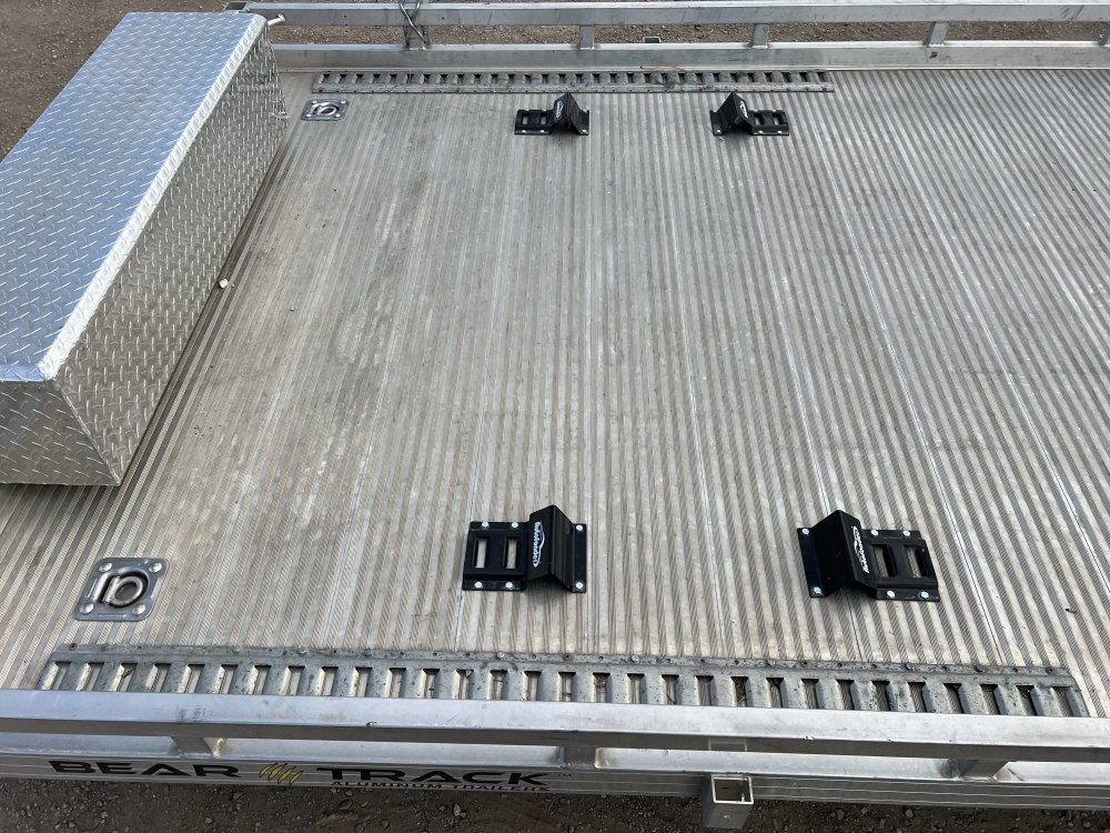 2021 BEAR TRACK 81X20 7K ALUMINUM UTILITY TRAILER