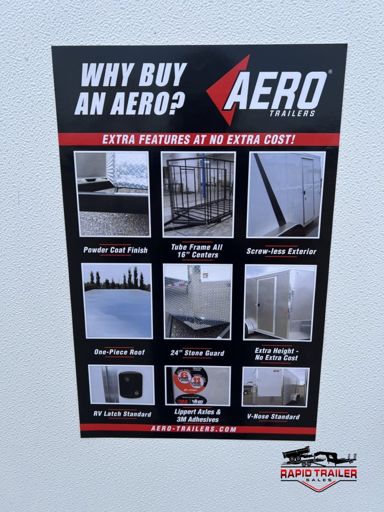 6'x12' AERO Enclosed Cargo