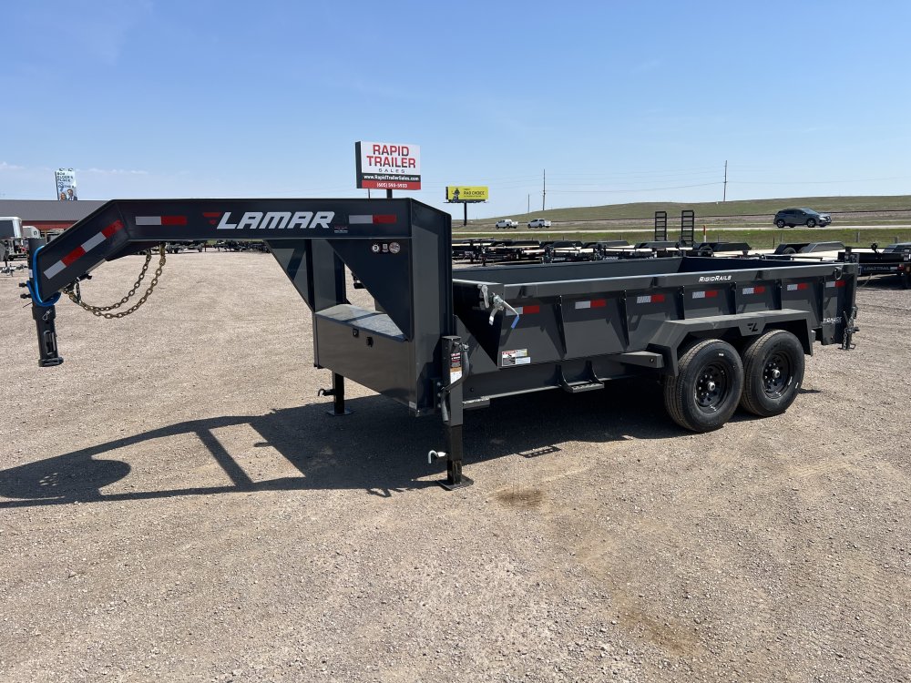 2027 LAMAR 83X14 14K GOOSENECK TELESCOPIC DUMP TRAILER