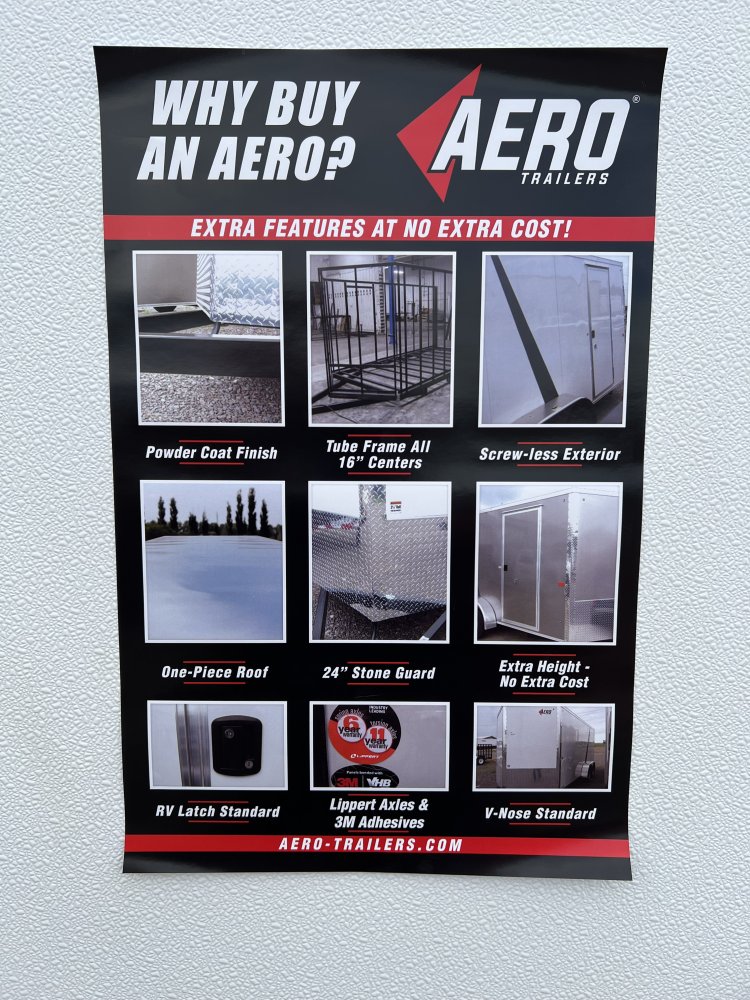 2026 AERO 8.5X20 14K CARGO / ENCLOSED TRAILER