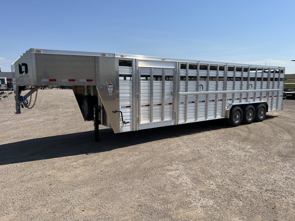 2027 DURALITE 90X30 GOOSENECK LIVESTOCK TRAILER