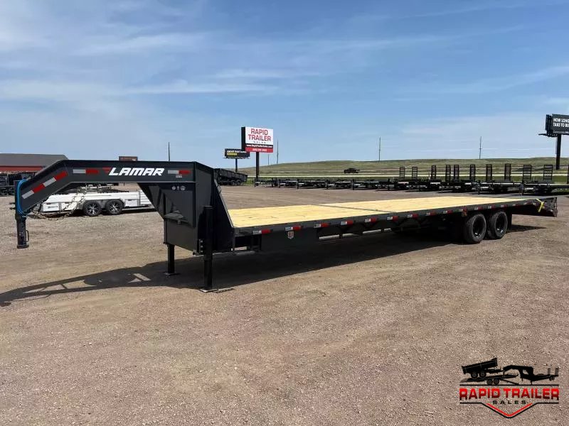 2025 LAMAR 102X36 22K GOOSENECK EQUIPMENT TRAILER