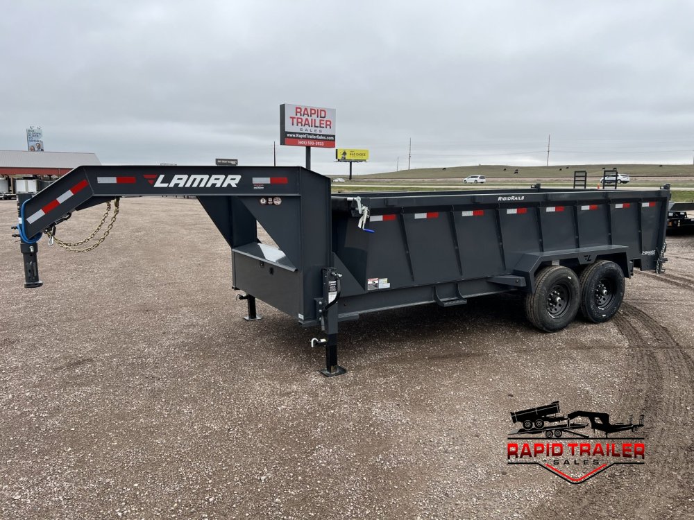 2027 LAMAR 83X16 14K GOOSENECK TELESCOPIC DUMP TRAILER