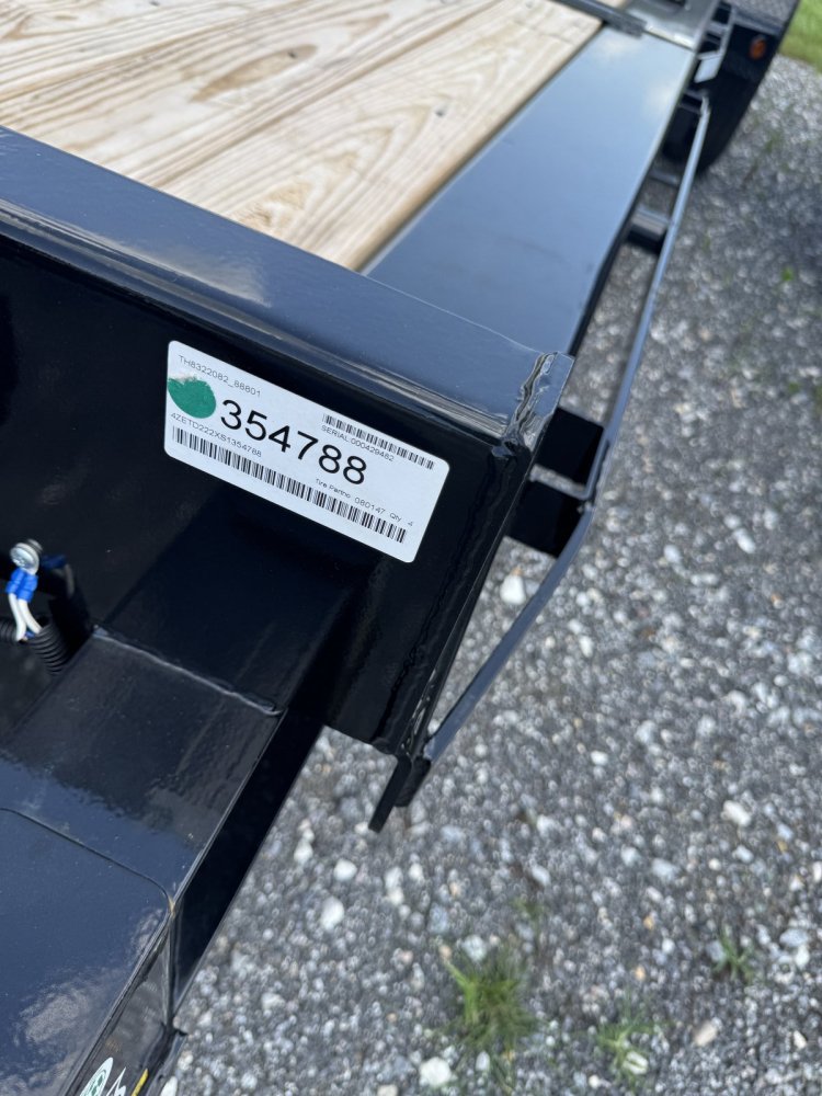 7x22 Load Trail Tilt Deck