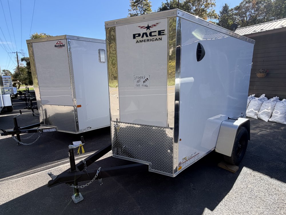 5'x8' Pace American Enclosed Cargo
