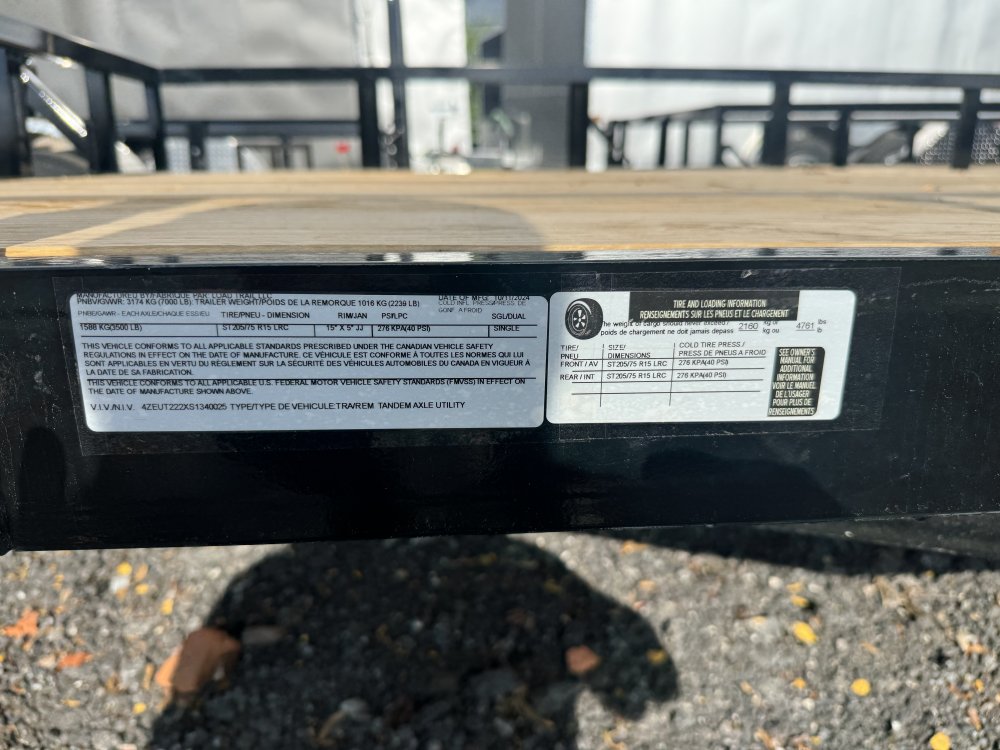 7x22 Load Trail Utility