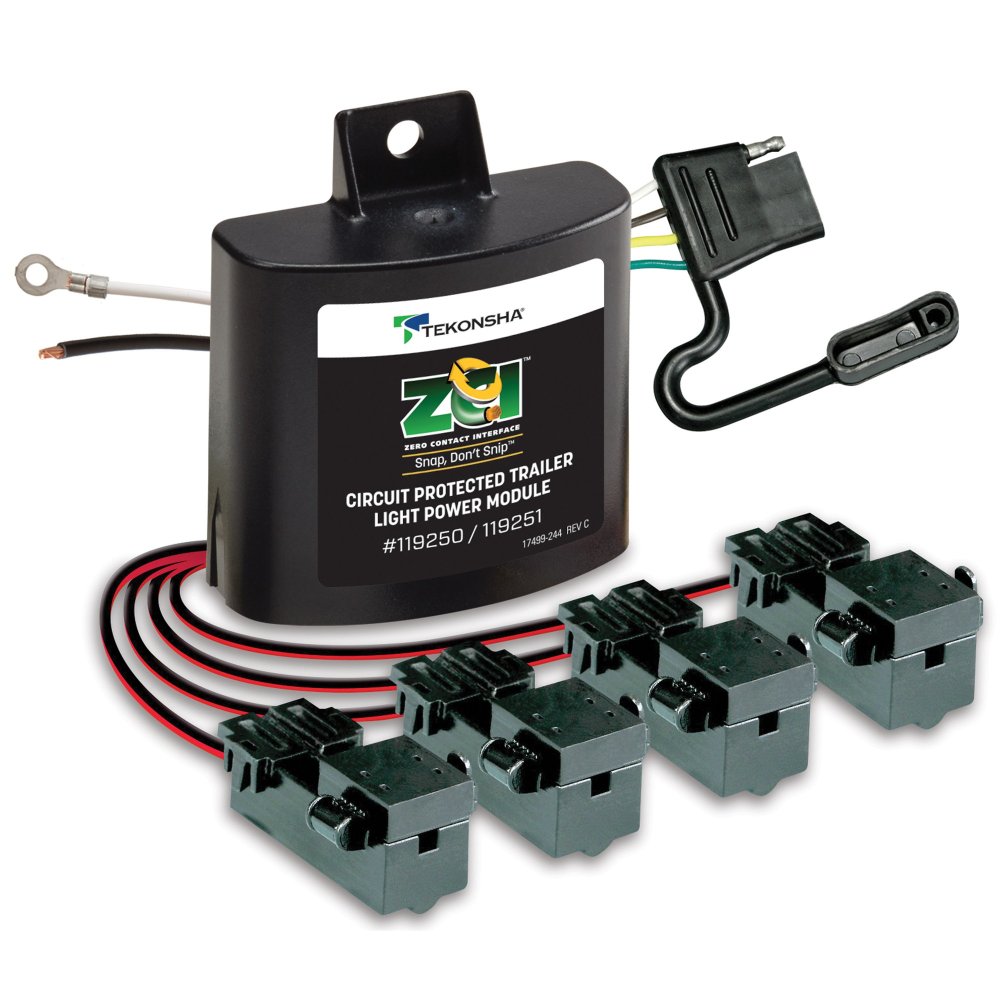 Tekonsha 119250 Zci Zero Contact Interface Universal Modulite - Universal Trailer Light Power Module