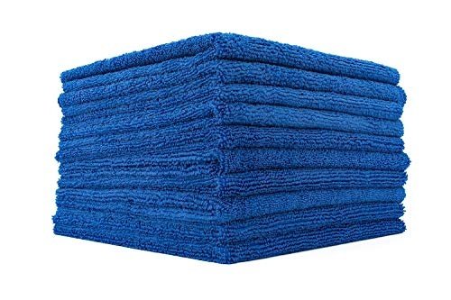 The Rag Company - Edgeless 365 Microfiber Towels (10-Pack) Premium 70/30 Blend, Professional Polishi