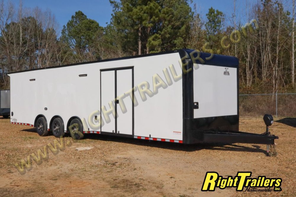 2027 8.5X34 ANVIL RACE TRAILER - Bathroom Package!