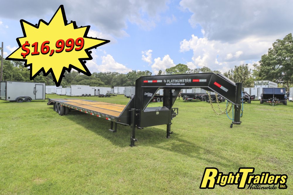 2025 8.5X40 DP Platinum Star Gooseneck Equipment Trailer