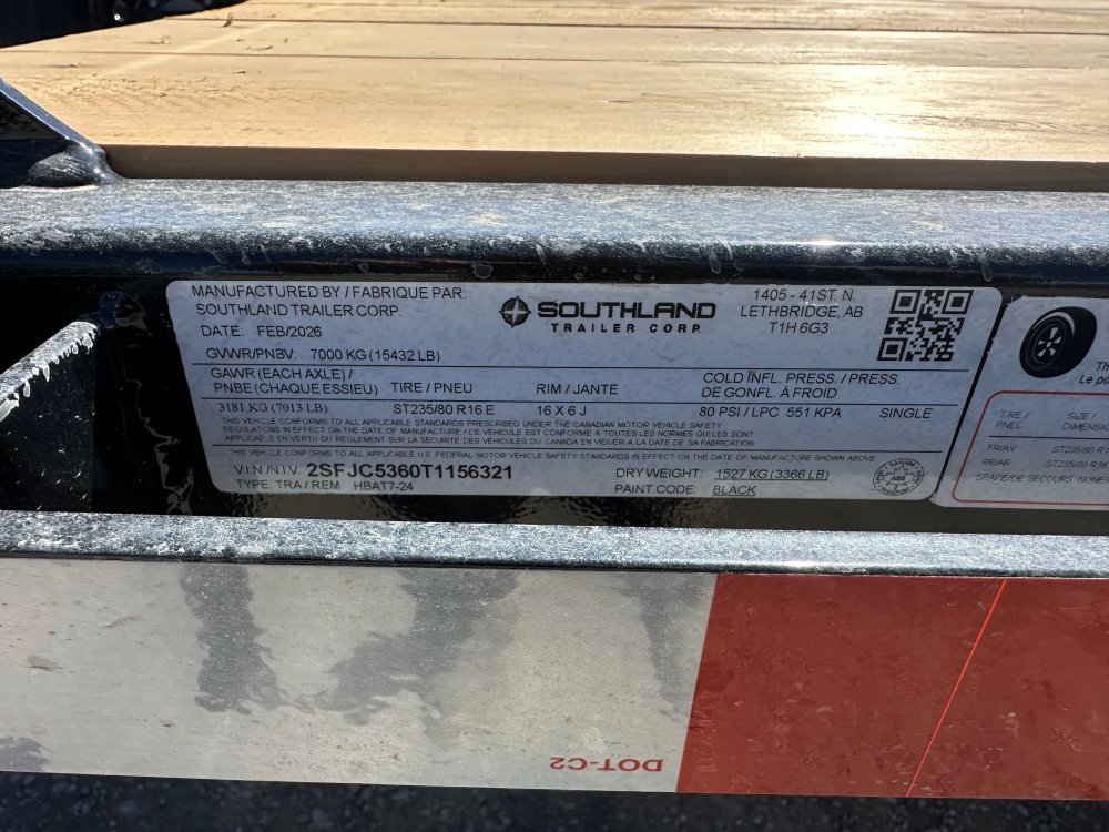 8' 6"x24' Southland Equipment