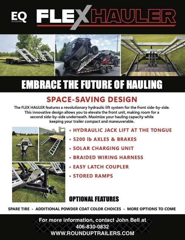 8' 6"x22' FlexHauler SxS Trailers