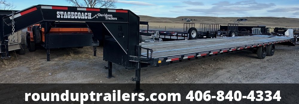 8'x35+5 Davidson Flatbed