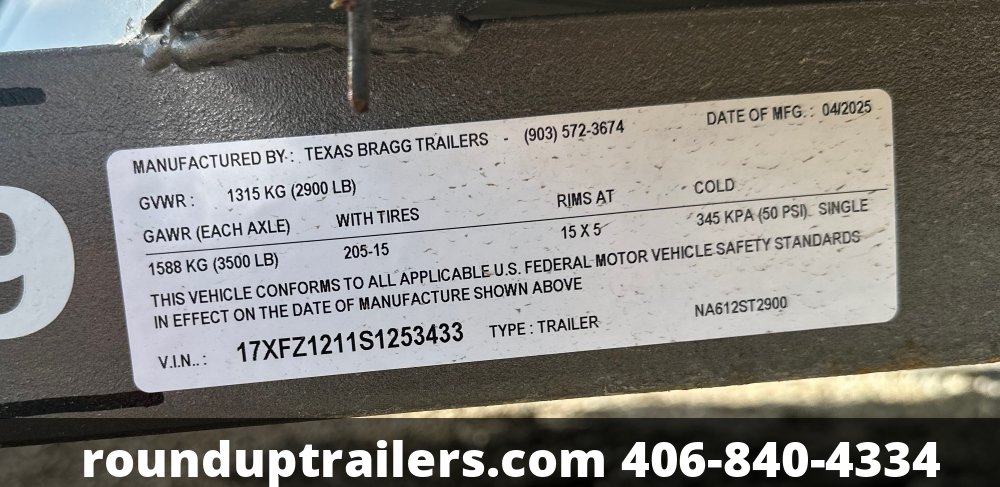 6'x12' Texas Bragg Utility