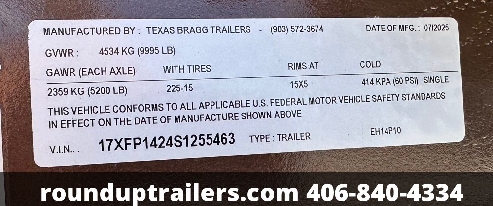 6' 6"x14' Texas Bragg Utility