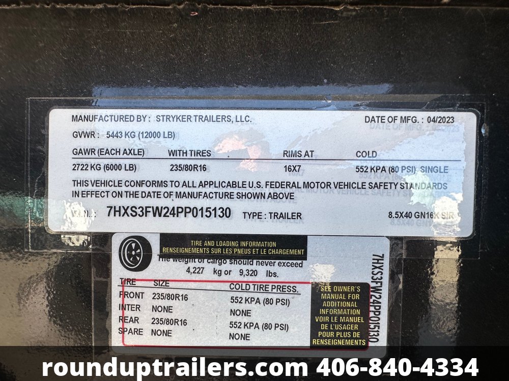 8'x40' Stryker Flatbed