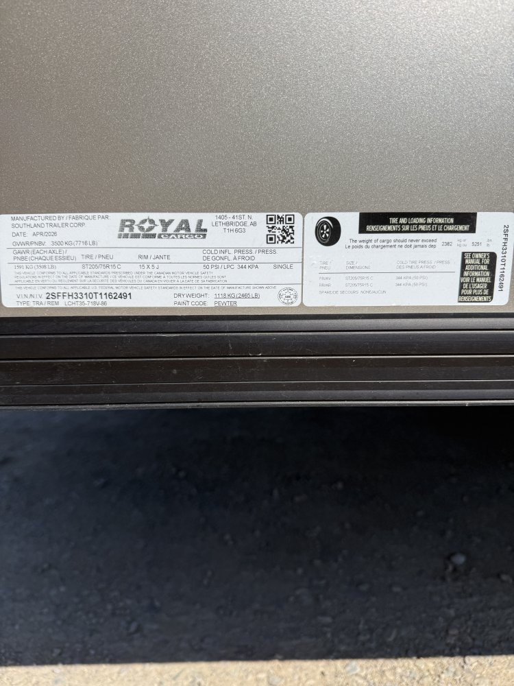 7'x16' Southland Royal Cargo Enclosed