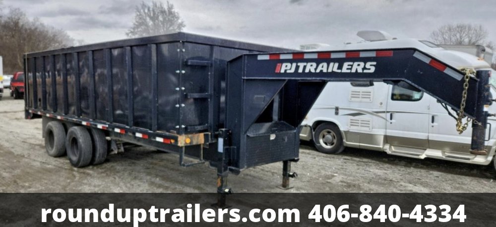 2023 PJ 8x20 gooseneck dump 25k