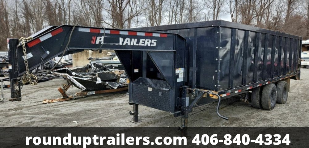 2023 PJ 8x20 gooseneck dump 25k