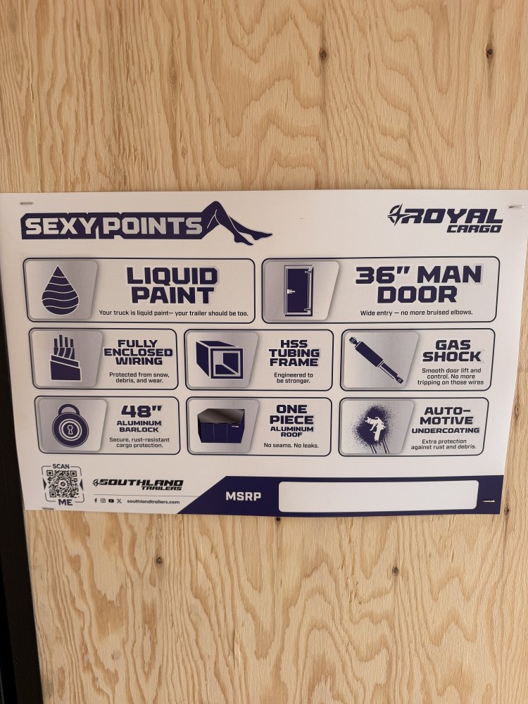 7' 5"x16' Southland Royal Cargo Enclosed