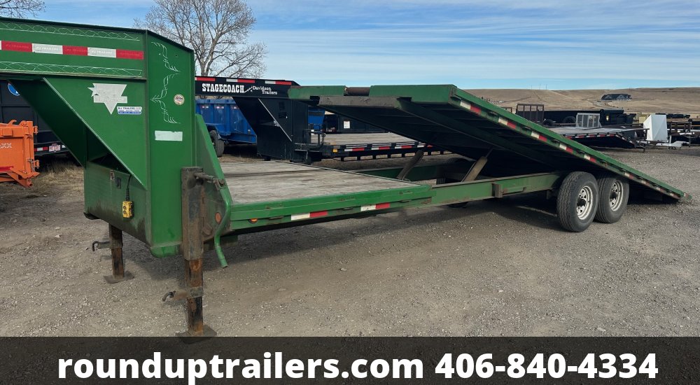 2015 PJ 28' gooseneck HYD TILT 16k