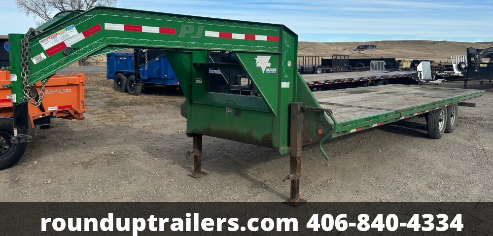 2015 PJ 28' gooseneck HYD TILT 16k
