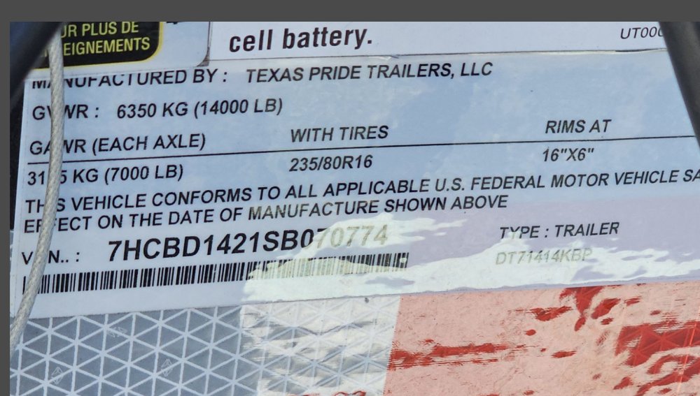 7'x14' Texas Pride Dump