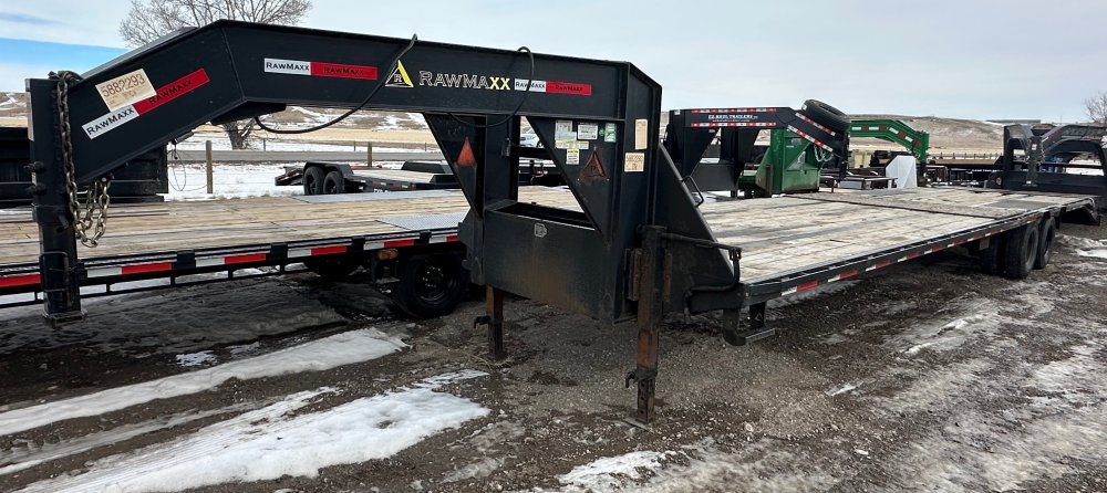 2023 RawMaxx 8'x35+5 Flatbed 24,000 Trailer