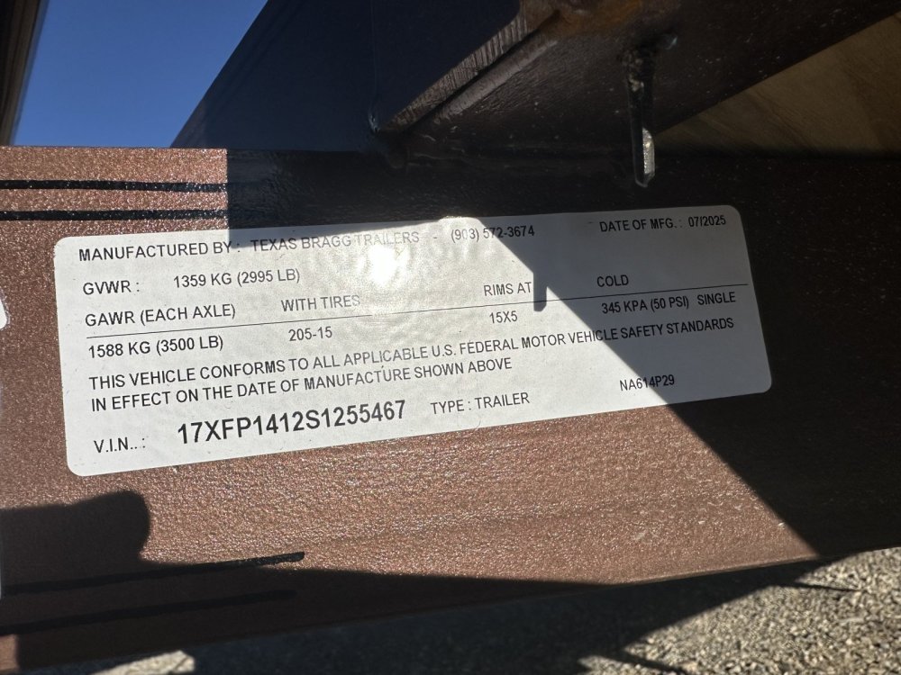 6' 6"x14' Texas Bragg Utility