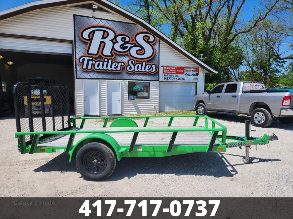 2025 RawMaxx 77x12 Single Axle Utility Trailer UT6242