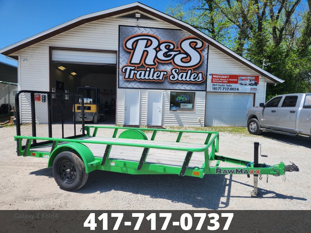 2025 RawMaxx 77x12 Single Axle Utility Trailer UT6242